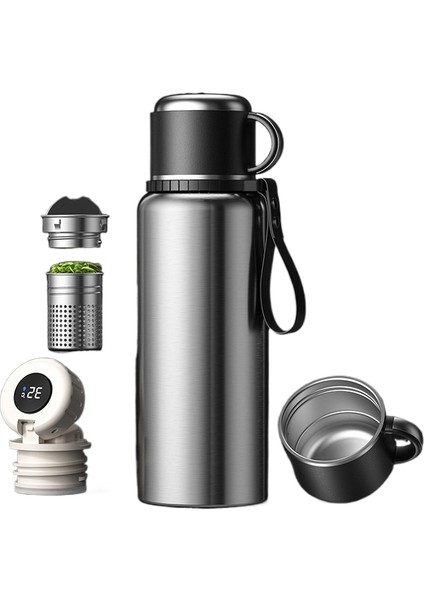 Çay Su Ayırma Büyük Kapasiteli Yalıtımlı Kupa Akıllı Çift Katmanlı Paslanmaz Çelik Açık Taşınabilir 316 Su Isıtıcısı (Yurt Dışından)