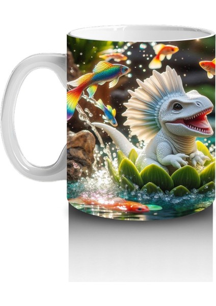 Çocuklara Sütü Sevdiren Nilüferli Mutlu Dinozor Kupa Bardak fiyatları
