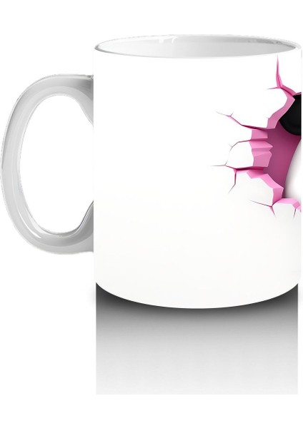 Çocuklara Sütü Sevdiren Kalp Çerçevesinden Bakan Meraklı Panda Kupa Bardak fiyatları