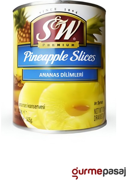 Sw Dilimli Ananas Konservesi 836 G x 24 Adet