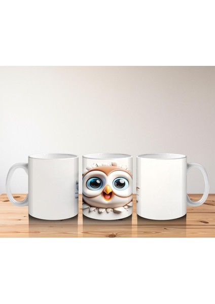 Çocuklara Sütü Sevdiren Minik Baykuş Kupa Bardak indirimleri