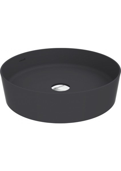 Loop Yuvarlak Çanak Lavabo Ø45 cm Mat Antrasit