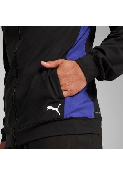 Erkek Siyah Puma M Cloudspun Full Zıp Jacket Siyah Erkek Fermuarlı Ceket