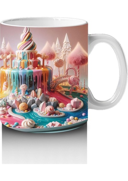 Çocuklara Sütü Sevdiren Rüya Tadındaki Dondurma Şelalesi Kupa Bardak fırsatları