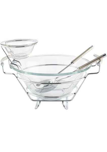 Perle Standlı Sos ve Salata Kasesi Servisi 38X30X23 cm modelleri