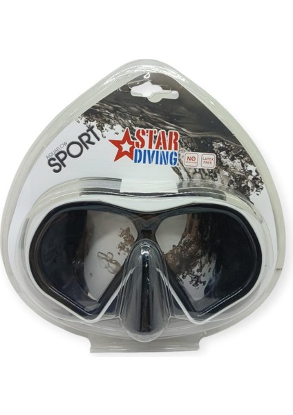 Star Diving Dalış Maskesi Yetişkin - 51703-BEYAZ