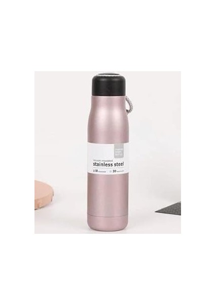 Paslanmaz Çelik Spor Termos 550ML Rose