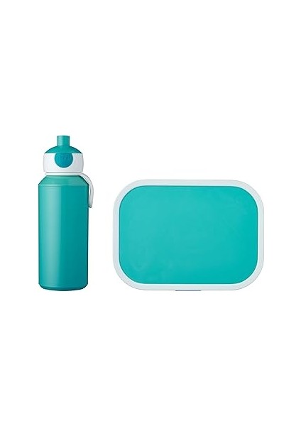 Mola Seti Campus Turkuaz – Içecek Şişesi ve Beslenme Kutusu Bento Kullanımı ile – Okul ve Boş