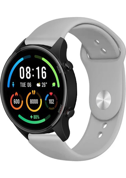 Xiaomi Watch Sport Akıllı Saat ile Uyumlu Yumuşak Dokulu Silikon Kordon Kayış