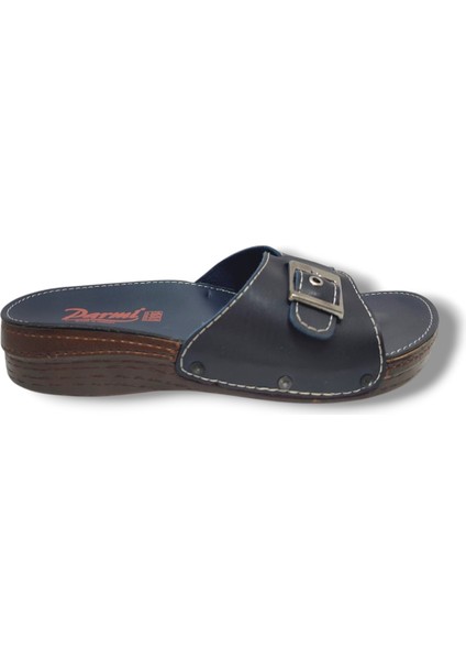 14701-25 Deri Anatomik Tek Bant Kadın terlik fiyatları