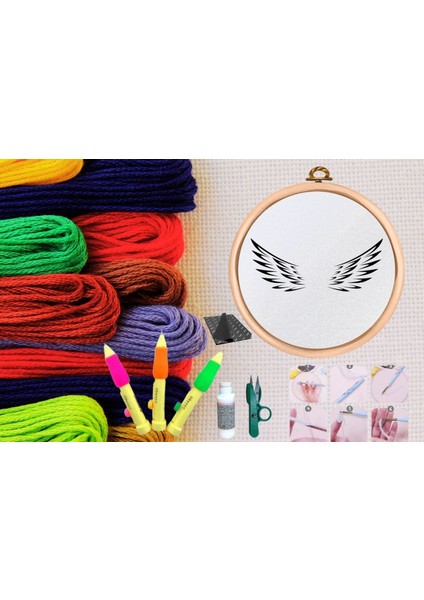 Punch Seti Nakış Seti Kasnaklı Kendin Yap Seti Seri 25