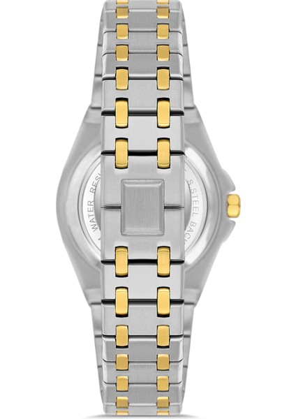 FL43007A-D6 Quartz Çelik Altın/gri Yeşil Kadran 33 mm Kadın Kol Saati modelleri