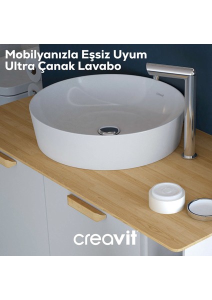 Ultra Yuvarlak Çanak Lavabo 45CM Beyaz fiyatları