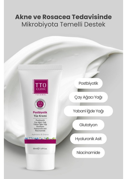 Clınıc Postbiyotik Yüz Kremi 50 ml
