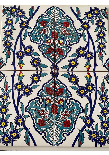 Armad< Çini 20x25 Cm Ac 1013 Karanfil Desenli Çini Seramik Karo fırsatları