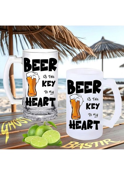 Kalbimin Anahtarı Buzlu Ya Da Buzsuz Bira Bardağı