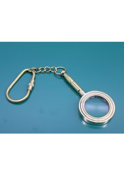 Pirinç Büyüteç Anahtarlık 13 cm