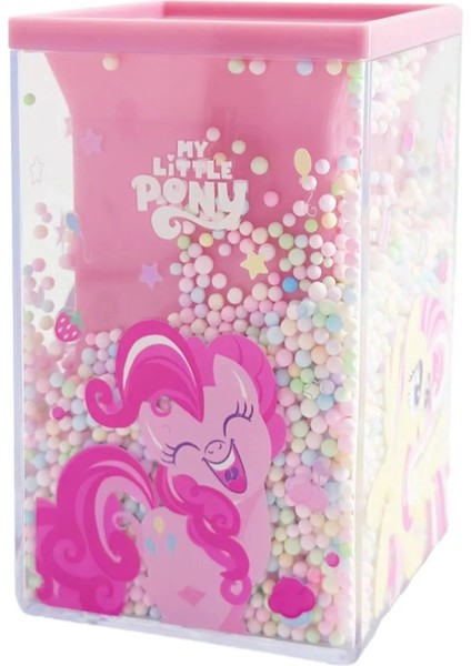 My Little Pony Lisanslı Renkli Top Figürlü Masa Üstü Kalemlik