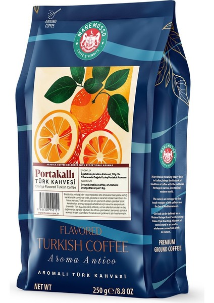 Portakal Aromalı Türk Kahvesi 250 Gr