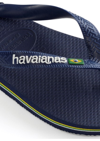 Havanias Brasil Logo Lacivert Blue Lacivert Erkek Terlik 4110850-0555 modelleri