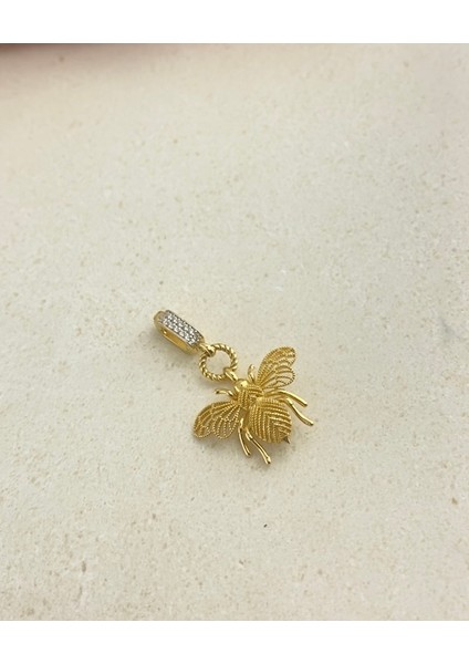 14 Ayar Altın Arı Kolye Ucu indirimleri