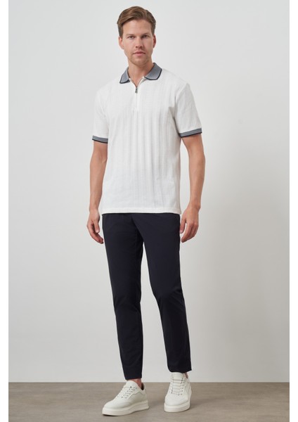 Erkek Ekru Trend Polo Yaka T-Shirt fiyatları