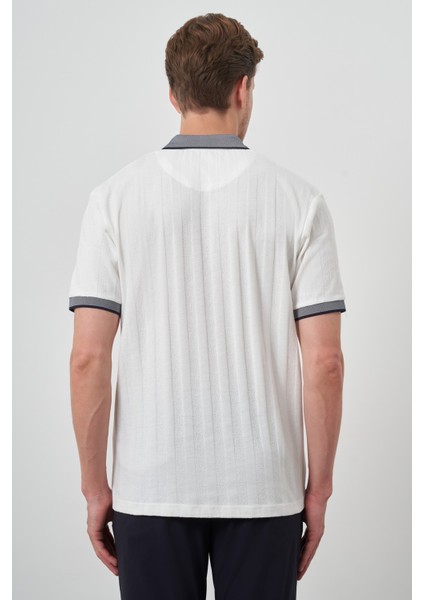Erkek Ekru Trend Polo Yaka T-Shirt indirimleri
