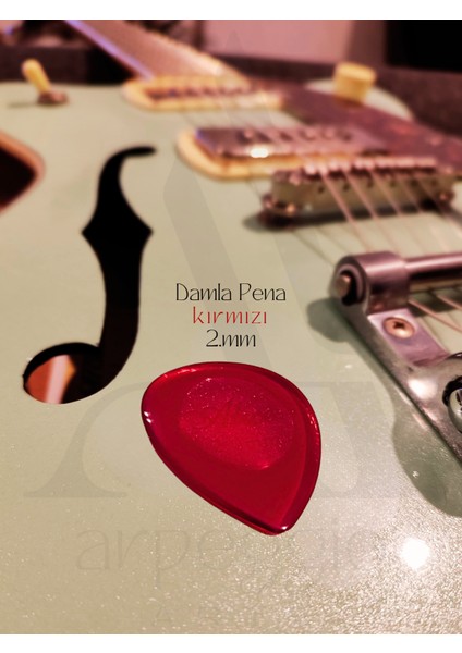 Gitar Pena Deneyim Seti – 3 Selüloid Pena - 5 Damla Pena - Pena Şarjörü Hediyeli