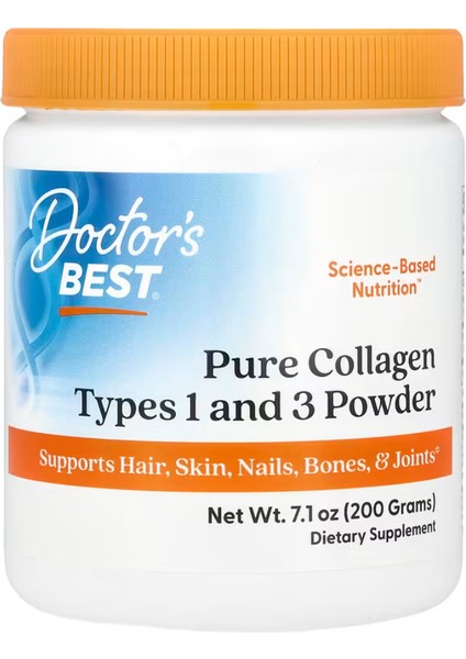 Pure Collagen Types 1 And 3 Powder, 7.1 Oz (200 G)