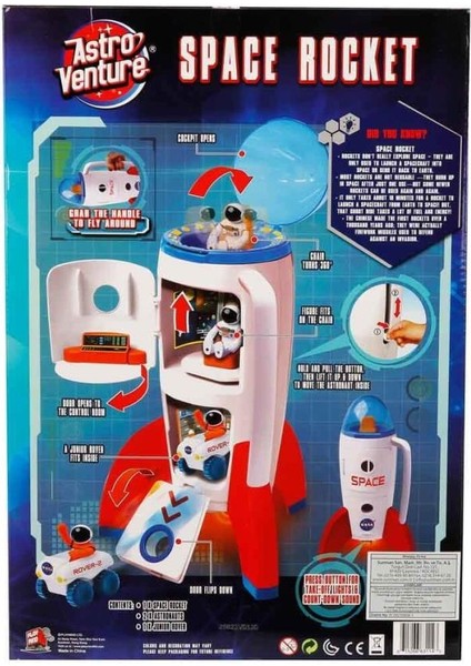106114 Astro Venture Sesli ve Işıklı Uzay Roketi -Sunman fiyatları