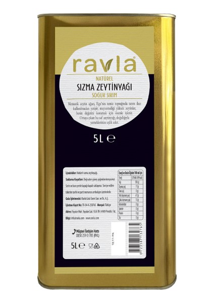 Naturel Sızma Zeytinyağı 5l