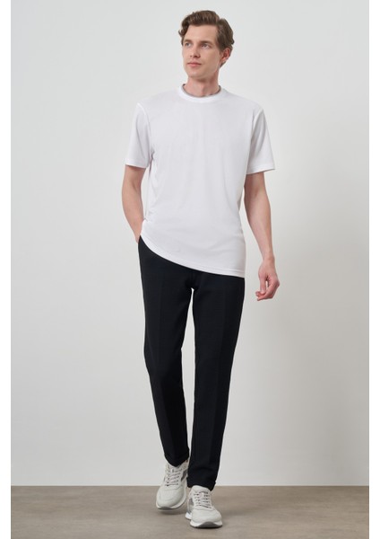 Erkek Beyaz Trend Bisiklet Yaka T-Shirt fiyatları