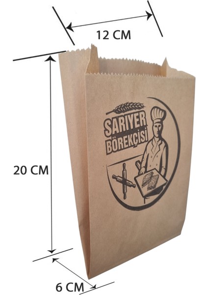 Sarıyer Börek Şamua Kese Kağıdı – 12X20 cm 1 Kg. fiyatları