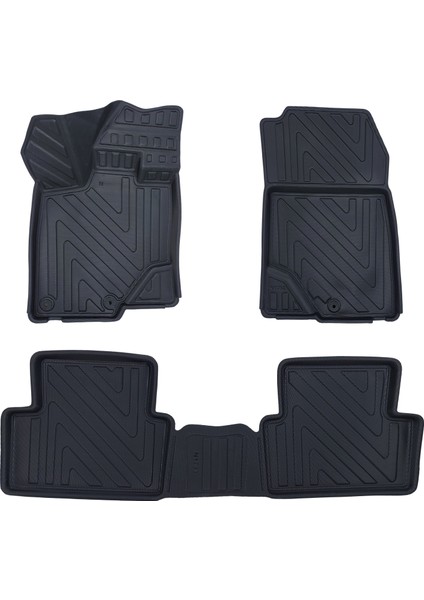 Peugeot 3008 2024 ve Sonrası Premium Havuzlu Oto Paspas | Hybrid