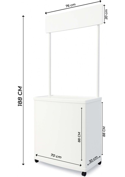 Tekerlekli Reklam Tanıtım ve Tadım Standı fiyatları