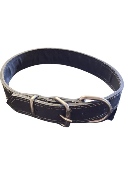Emitasyon Köpek Tasması Siyah En 3 cm Boy 45-57 cm