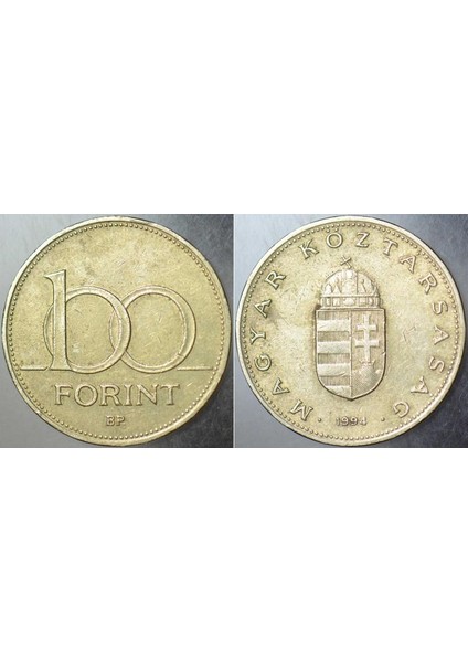 Macaristan 100 Forint 1994 Az Çıkar.