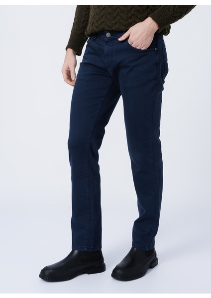 ALTINYILDIZ CLASSICS Erkek Lacivert 360 Derece Her Yöne Esneyen Slim Fit Dar Kesim Pamuklu Rahat Pantolon modelleri