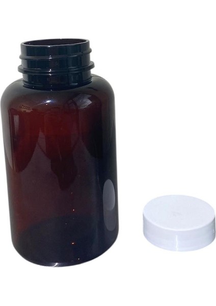 200 ml Kahverengi Tablet Şişesi Beyaz Kapak, 50 Adet, Tablet Şişesi, Ecza Şişesi, Kozmetik Şişe fiyatları