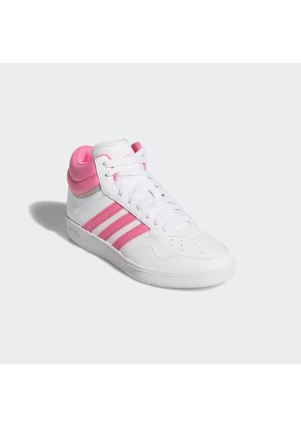 Hoops 4.0 Mid Beyaz-Pembe Kadın Sneaker JI0906 fırsatları