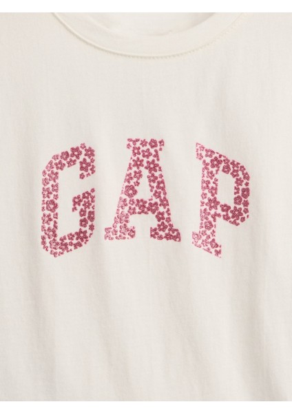 Kız Bebek Beyaz Gap Logo Ruffle T-Shirt fiyatları