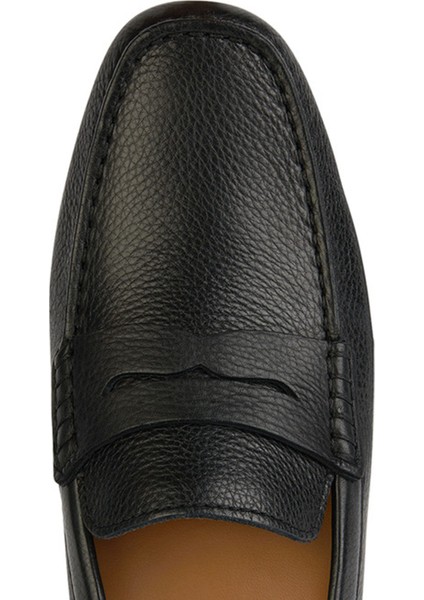 Erkek Siyah U Kosmopolis + Grip B - Tum Deri Casual Loafer U35CFB00034C9997