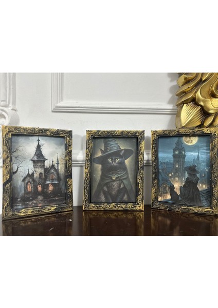 Vintage Tarzı Dekoratif Duvar Tablo 20CM fırsatları