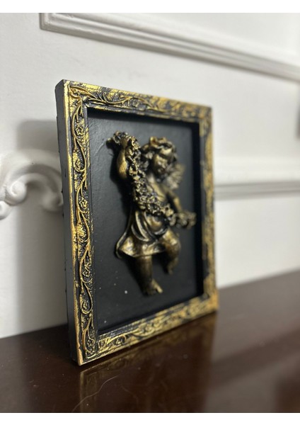 Tasarım El Yapımı Melek Tablo 20CM , Dekoratif Tasarım Duvar Süsü