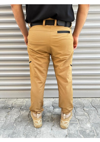 Taba Çok Cepli Taktik Pantolon – Esnek & Su Itici Outdoor Güvenlik Pantolonu | Nkystore fiyatları
