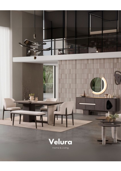 Enna Plus Yemek Odası Takımı (Yemek Masası + 4 Adet Sandalye)