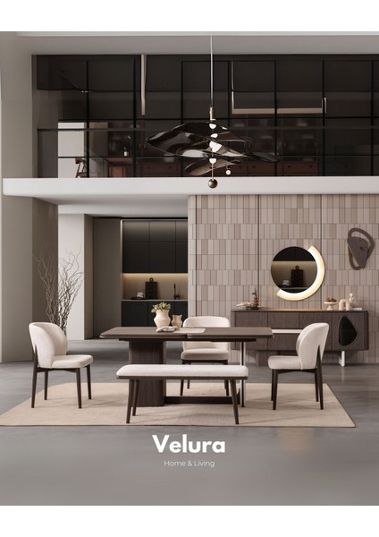 Enna Plus Yemek Odası Takımı (Yemek Masası + 4 Adet Sandalye)