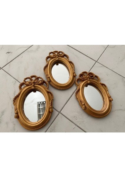 Ayna Set 3lü Dekor Duvar Süsü 20CM