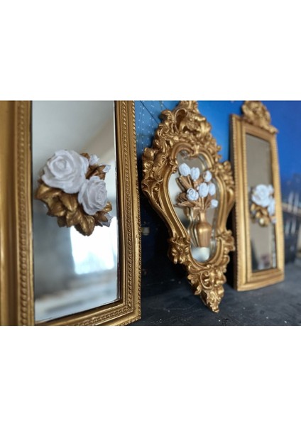 Duvar Tablosu 3lü Set Aynalı Dekoratif 50CM modelleri