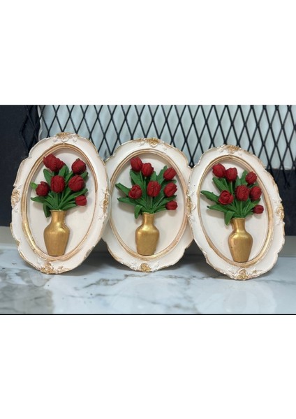 Dekoratif Tablo 3 Lü Set